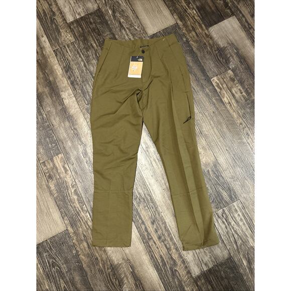 The North Face Womens Project Hiking Pants Size 6 Military Olive UPF 40 Stretch - Picture 1 of 14
